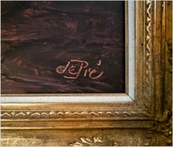 Gra w kości - org prof. Willi Depré *1922 (Certyfikat i pieczęć lakowa)