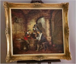 Gra w kości - org prof. Willi Depré *1922 (Certyfikat i pieczęć lakowa)