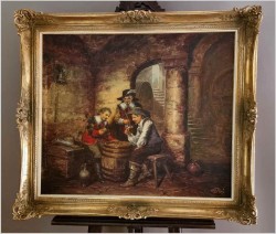 Gra w kości - org prof. Willi Depré *1922 (Certyfikat i pieczęć lakowa)