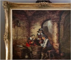 Gra w kości - org prof. Willi Depré *1922 (Certyfikat i pieczęć lakowa)