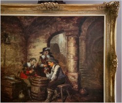 Gra w kości - org prof. Willi Depré *1922 (Certyfikat i pieczęć lakowa)