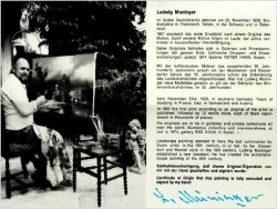 Obraz inwestycja! Jesienny Krajobraz ze sztafażem - Ludwig Muninger (1929-1997)