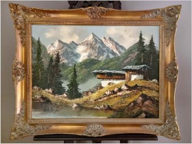 Polecamy! Krajobraz alpejski -  Wolfgang Heinz Unger *1929