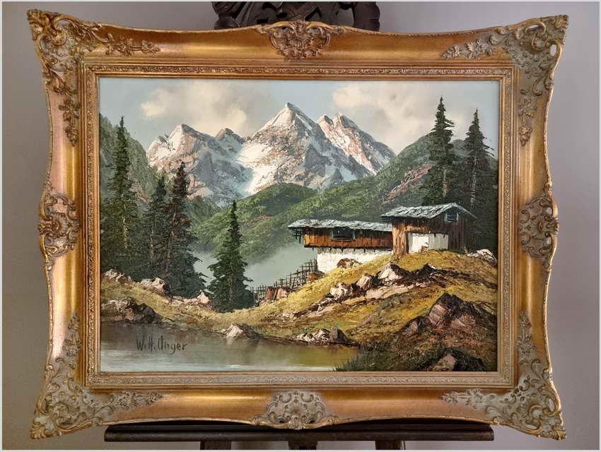 Polecamy! Krajobraz alpejski -  Wolfgang Heinz Unger *1929