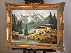 Polecamy! Krajobraz alpejski -  Wolfgang Heinz Unger *1929