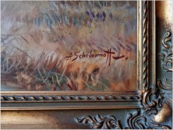  Galopujące dzikie konie - Afanasij Ivanovic Scheloumoff  (1892-1983)
