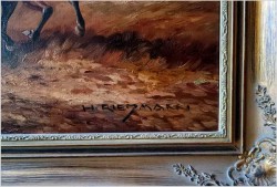 Polecamy malarza animalistę! Pędzące dzikie konie - Hans Riedmann (1913-1991)