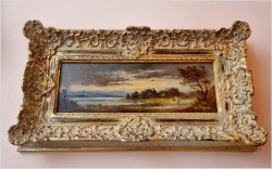 Wiejski krajobraz! Letnie sianokosy - Heinrich Berger (1898-1977)