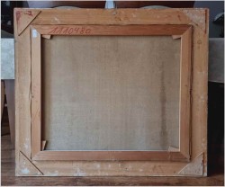 Obraz olejny! Zimowy pejzaż wiejski - Friedrich Karl Thauer (1924-2009)