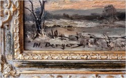 Zimowy krajobraz! Spacer we dwoje - Heinrich Berger (1898-1977)