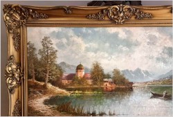 Wspaniała panorama Stranbergersee - Gustaw Weiss/Guwe (118cmx68cm)