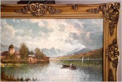 Wspaniała panorama Stranbergersee - Gustaw Weiss/Guwe (118cmx68cm)