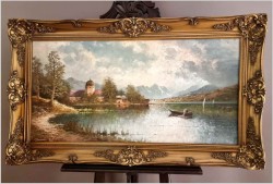 Wspaniała panorama Stranbergersee - Gustaw Weiss/Guwe (118cmx68cm)