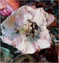 Malarstwo szpachlowe! Kwiaty w wazonie - oryg. Erich Griese *1912