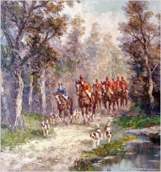 Polecamy! Wyjazd na polowanie - Wladimir Grechow (*1917 In Moscow)