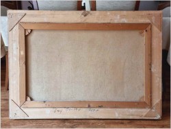 9. Widok na wydmy i mewy lecące na tle Bałtyku - John BÉVORT (1917-1996)