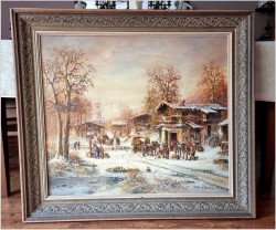 Romantyczne malarstwo w zimowej aurze - Prof. Janez Kenzer *1930