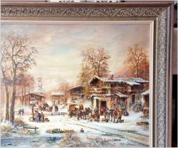 Romantyczne malarstwo w zimowej aurze - Prof. Janez Kenzer *1930