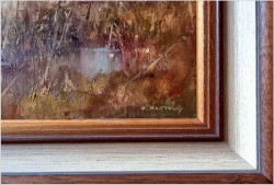 Panoramiczny obraz! Lądujące kaczki - Horst Hartung (*1921 Berlin)