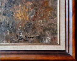 Myśliwski! Kaczki unoszące się w porannej mgle - Peter BROUWER  *1935