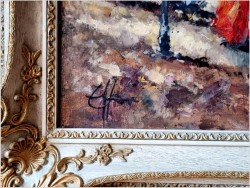 Ciekawe malarstwo! Przejażdżka dorożką po mieście - Ewald Hess *1918