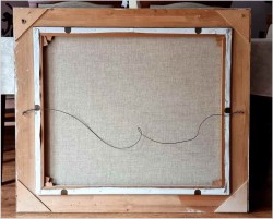 Obraz olejny! Rozmowy przy winie - Curt August Landwehr (1920-1988)