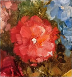 Obraz olejny! Kwiaty w wazonie - Oryg.Christian Jereczek*1935