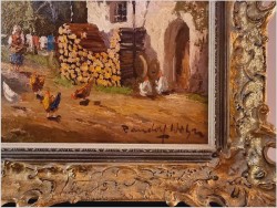 Polecamy! Sielankowy krajobraz wiejski  - Randolf Wehn 1911r.