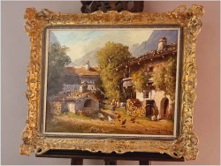 Polecamy! Sielankowy krajobraz wiejski  - Randolf Wehn 1911r.