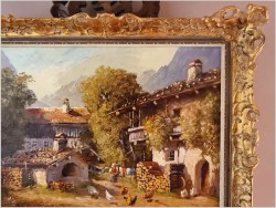 Polecamy! Sielankowy krajobraz wiejski  - Randolf Wehn 1911r.