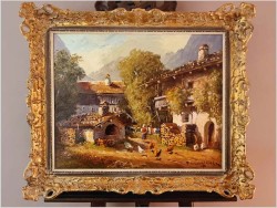 Polecamy! Sielankowy krajobraz wiejski  - Randolf Wehn 1911r.