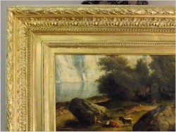 PEJZAŻ Z KROWAMI - SZKOŁA Z BARBIZON (ÉCOLE DE BARBIZON 1830-1860)