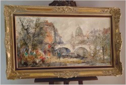 Miejskie kwiaciarki uliczne - Alexander Kardin (Austrian 1917-1976)
