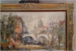 Miejskie kwiaciarki uliczne - Alexander Kardin (Austrian 1917-1976)