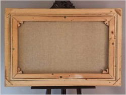 Wspaniały obraz olejny! Wzburzone morze - Malarstwo niemieckie XXw.