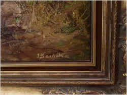 Widok na alpejskie szczyty - Günter Seekatz (*1928 in Langenberg)