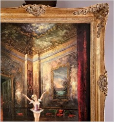 Pałacowy obraz! Tańcząca baletnica - Heinz Ludwig Münnich (1921-1978)