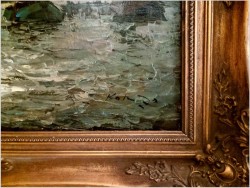 Nokturn! Łodzie w blasku księżyca - Helmut Kaluza (1912-1984)