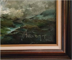 Żaglowiec na wzburzonym morzu - Johannes Hubertus H. BÉVORT *1917 | XXL!