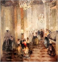 Malarstwo dla Konesera! Sala balowa - Ludwig Gschossmann (1894-1988)