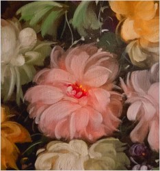 Pałacowy obraz! Bukiet flamandzkich kwiatów - Gerhard Merfort *1927