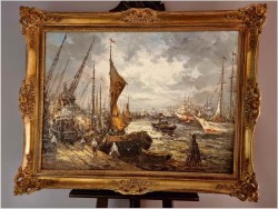 Przy nabrzeżu portowym - Prof. August-Alexander Wendehals (1934-2003)