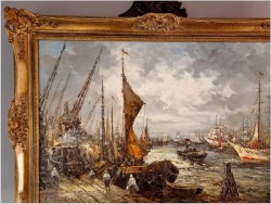 Przy nabrzeżu portowym - Prof. August-Alexander Wendehals (1934-2003)