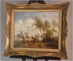 Malarstwo Aukcyjne! Wykopki w polu - Günter KÖNIG (1926-2007)