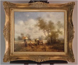 Malarstwo Aukcyjne! Wykopki w polu - Günter KÖNIG (1926-2007)