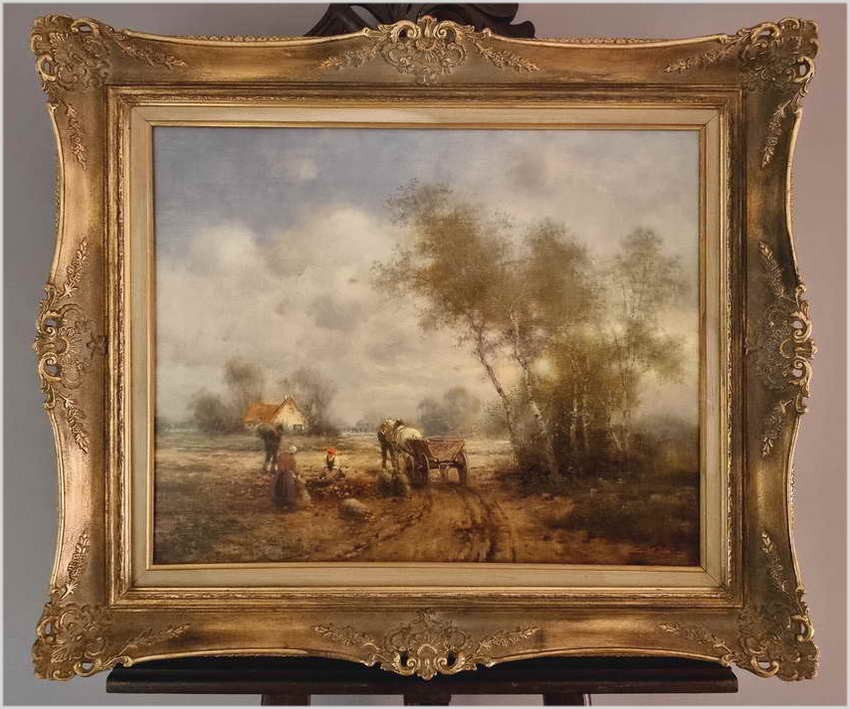 Malarstwo Aukcyjne! Wykopki w polu - Günter KÖNIG (1926-2007)