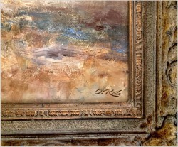 Wspaniały obraz olejny! Piknik w parku - Otto Reila ( München XXw.)