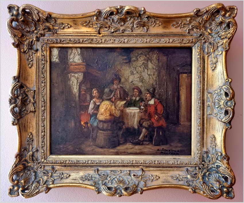 Malarstwo rodzajowe! Najświeższe wiadomości - Josef (Sepp) Sedlmeier | München 