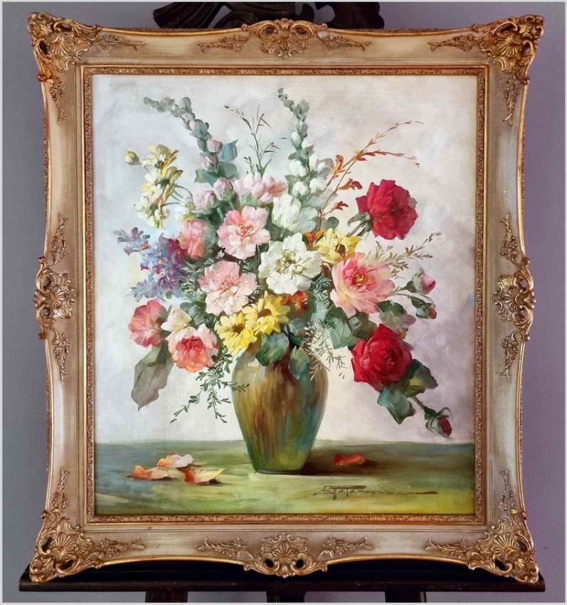 Cudeńko! Kompozycja kwiatów w wazonie - Hedwig Petermann *1877