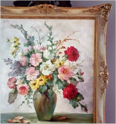 Cudeńko! Kompozycja kwiatów w wazonie - Hedwig Petermann *1877